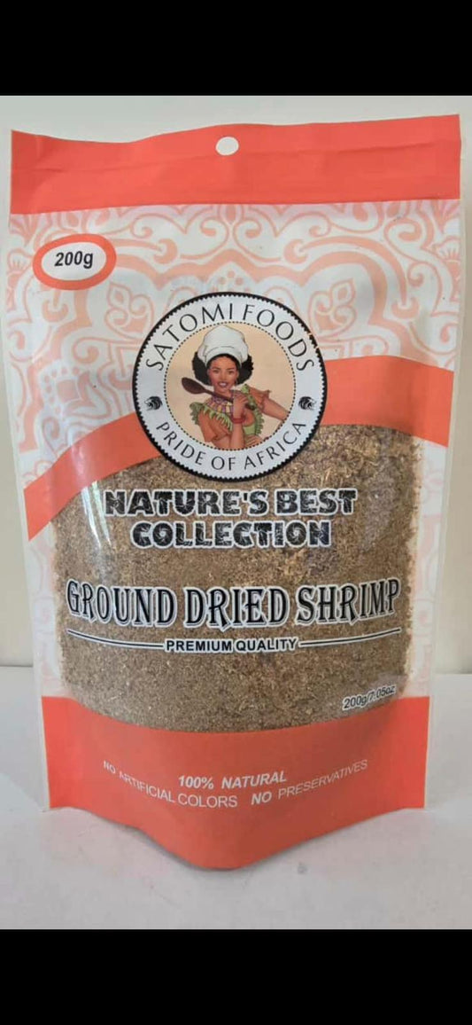 Ground Dried Shrimp (200g) – 100% Natural African Crayfish Seasoning